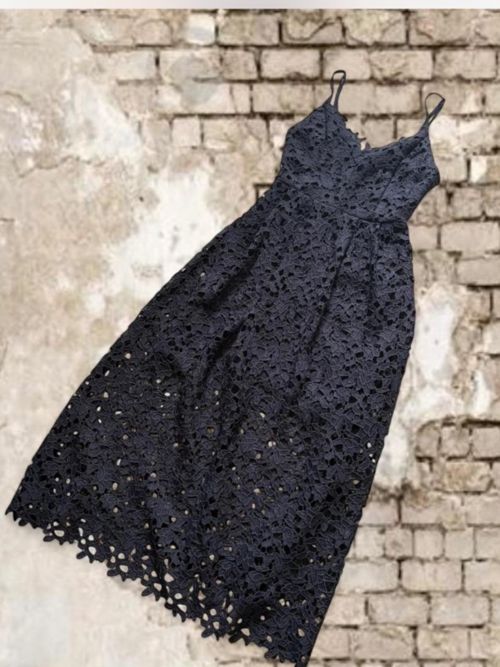 ASTR the Label Lace Midi Dress - Blue - Size XS - Picture 2 of 7